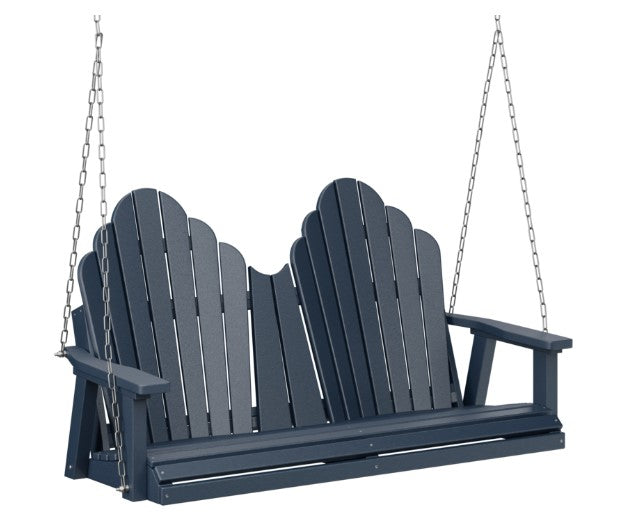 Berlin Gardens Cozi-Back Double Swing (Zinc Chains)