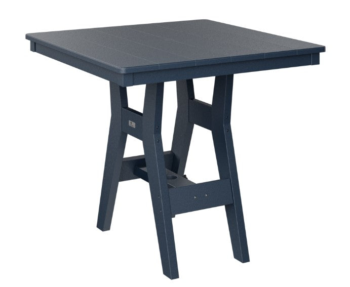 Berlin Gardens Harbor Bar Tables Standard Top 33" Square Bar Table