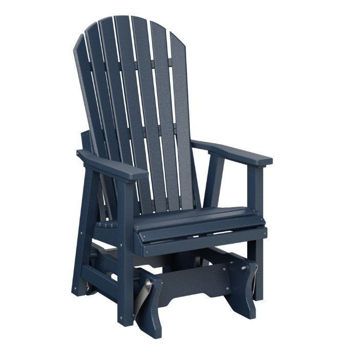 Berlin Gardens Comfo-Back Single Glider with Allochrome Brackets