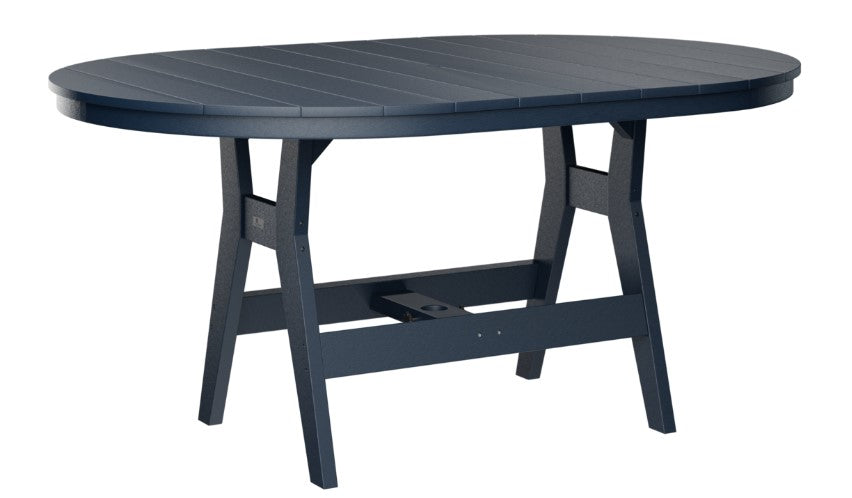 Berlin Gardens Harbor Bar Tables Standard Top 44" x 64" Oblong Bar Table