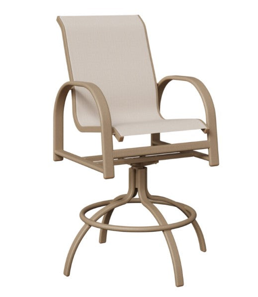 Berlin Gardens Murphy Regular Sling Swivel Bar Chair