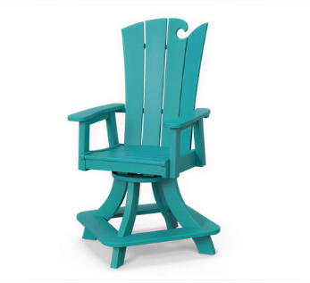 Beaver Dam OceanWavz Swivel Counter Chair
