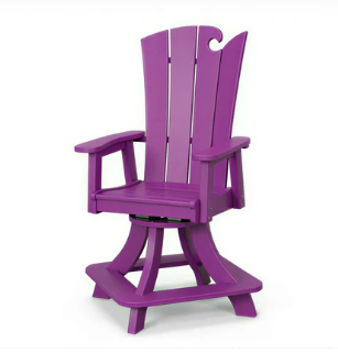 Beaver Dam OceanWavz Swivel Counter Chair