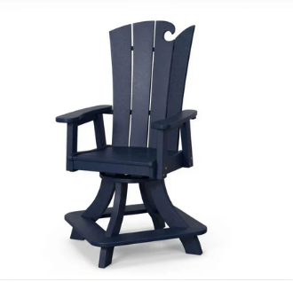 Beaver Dam OceanWavz Swivel Counter Chair