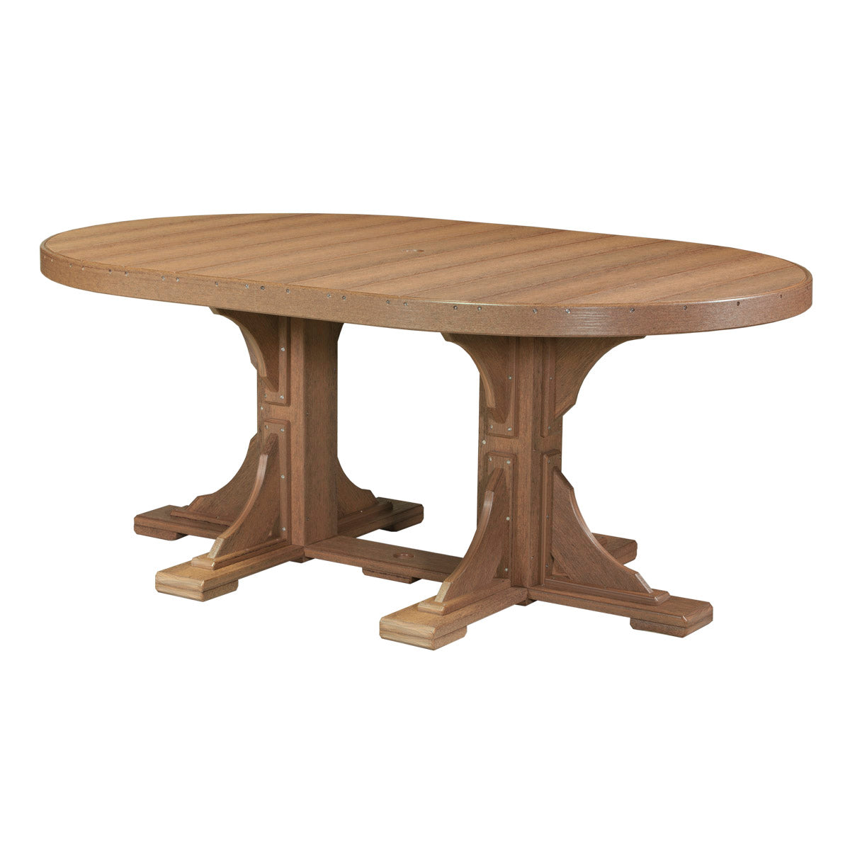 LuxCraft 4' x 6' Oval Table - Bar Height