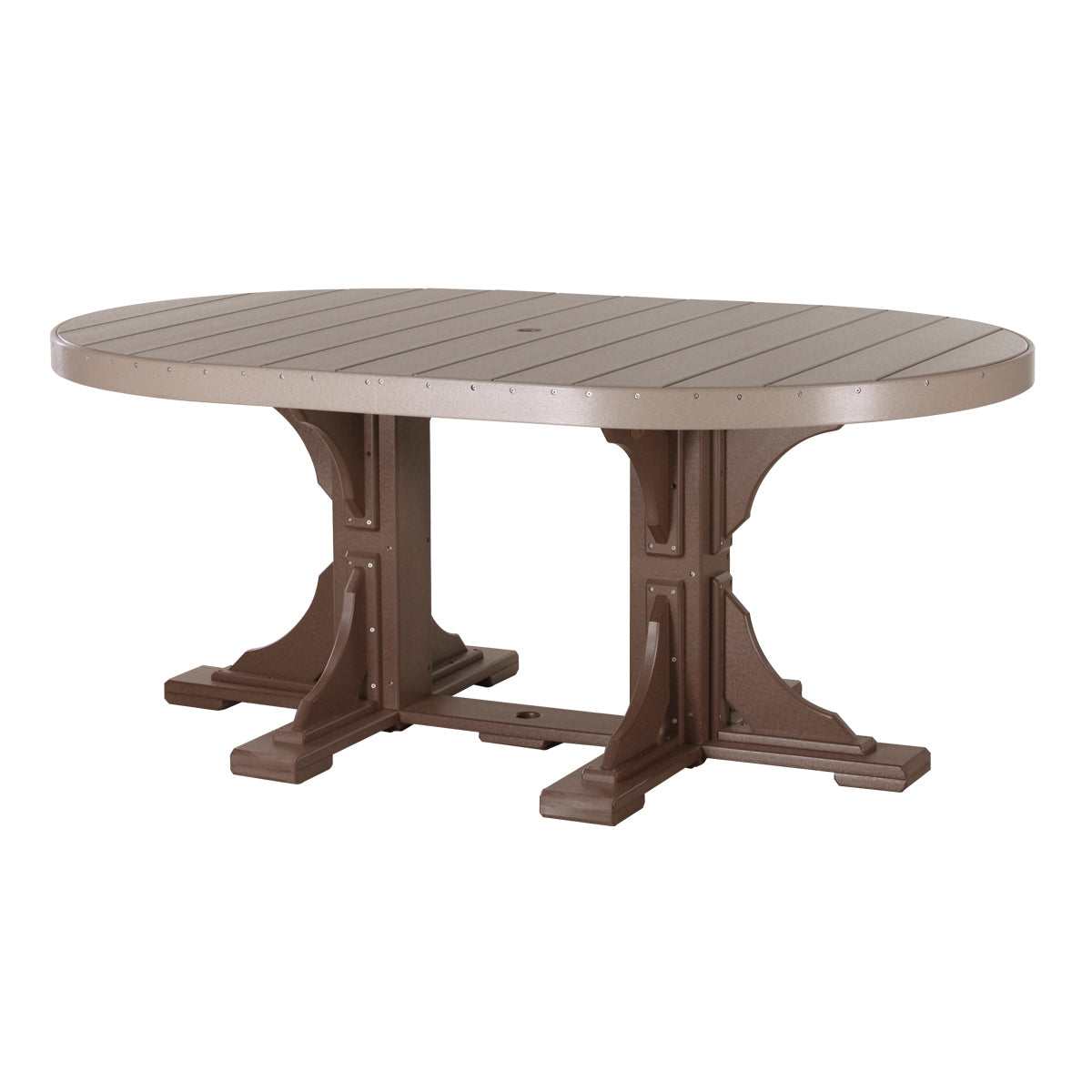 LuxCraft 4' x 6' Oval Table - Bar Height