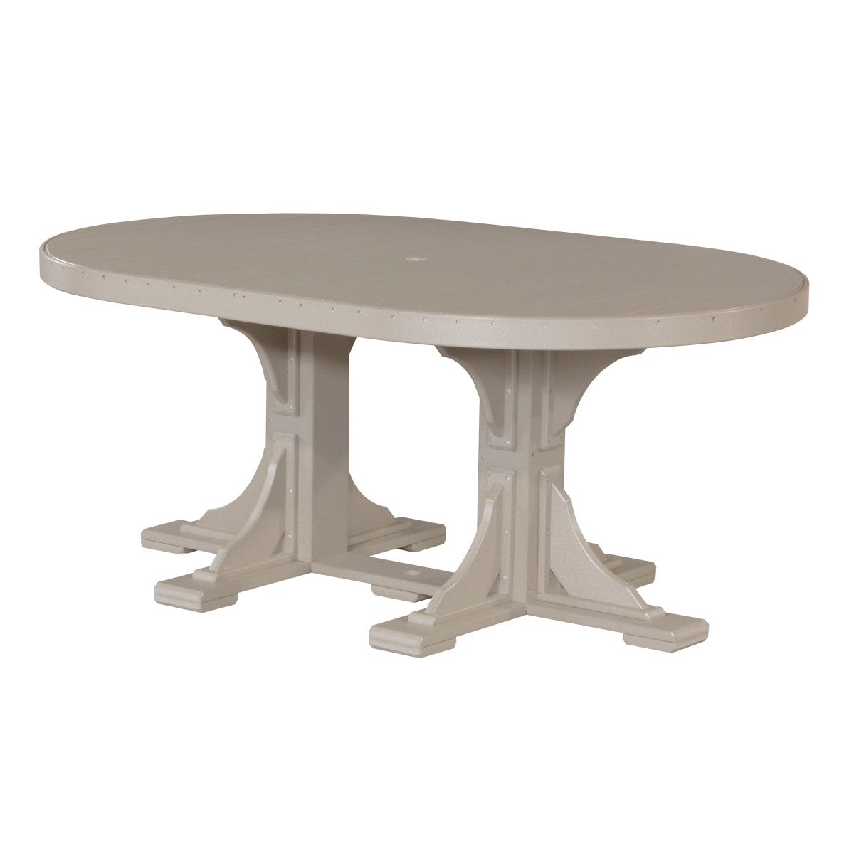 LuxCraft 4' x 6' Oval Table - Counter Height