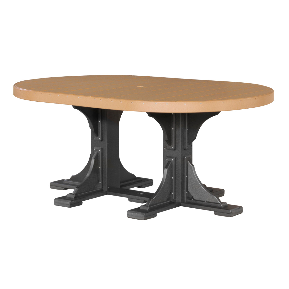 LuxCraft 4' x 6' Oval Table - Dining Height