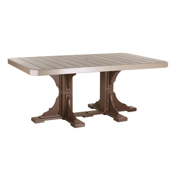 LuxCraft 4' x 6' Rectangular Table - Dining Height