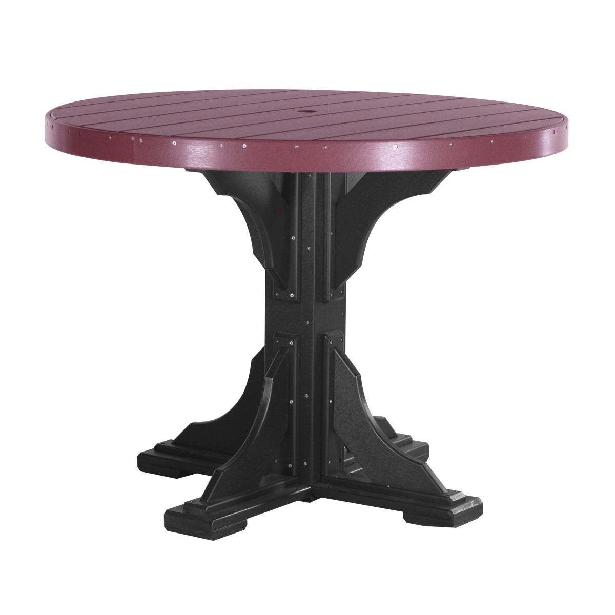 LuxCraft 4' Round Table - Bar Height