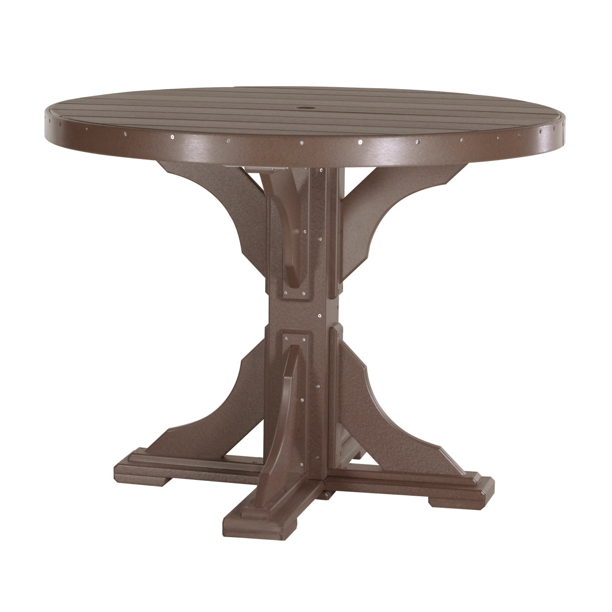LuxCraft 4' Round Table - Counter Height