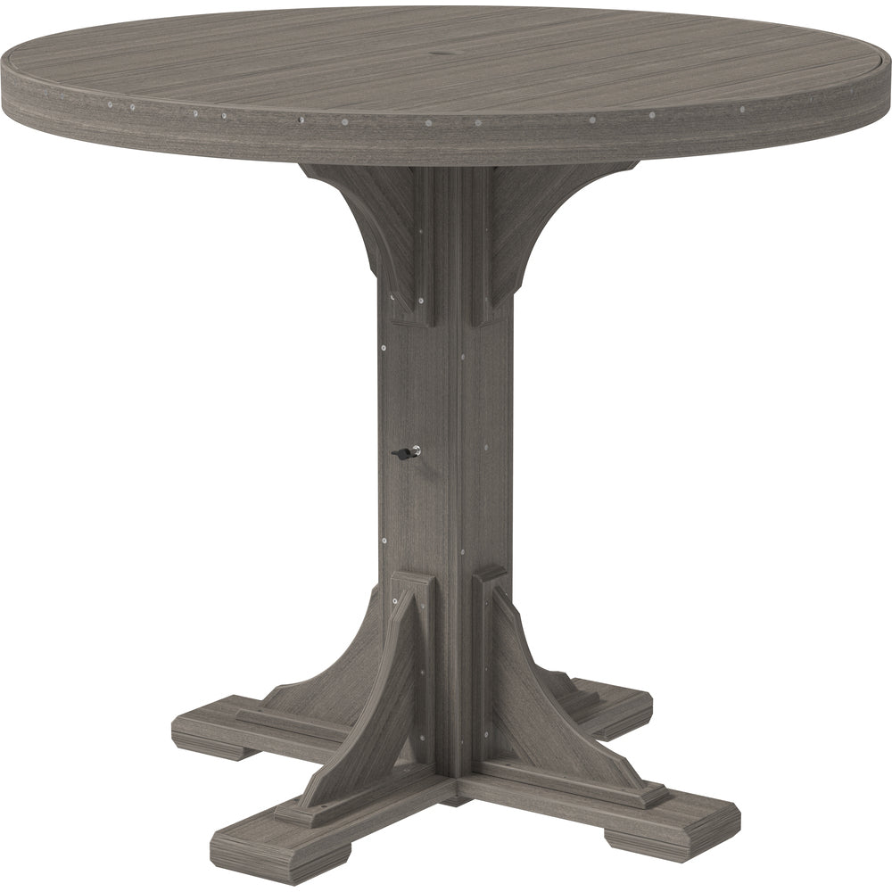 LuxCraft 4' Round Table - Counter Height