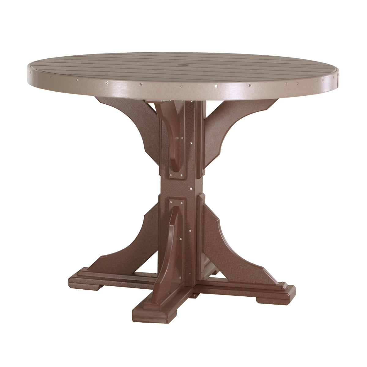 LuxCraft 4' Round Table - Counter Height