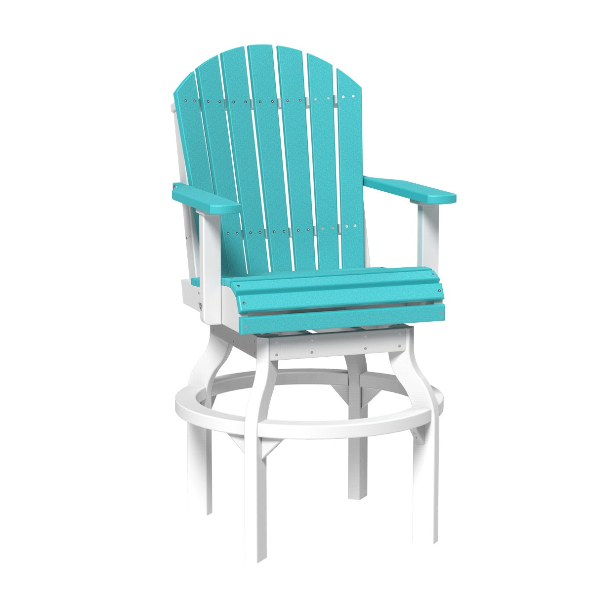 LuxCraft Adirondack Swivel Chair - Bar Height