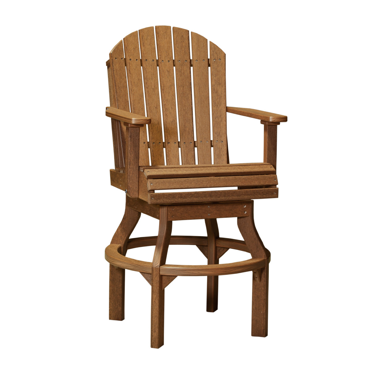 LuxCraft Adirondack Swivel Chair - Bar Height