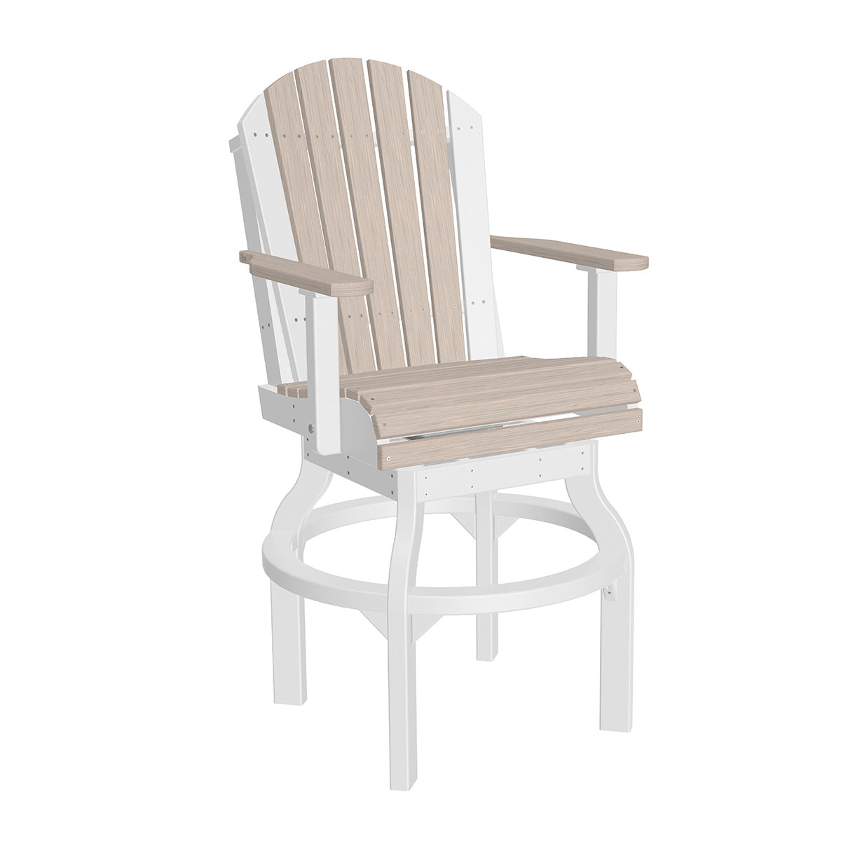 LuxCraft Adirondack Swivel Chair - Bar Height