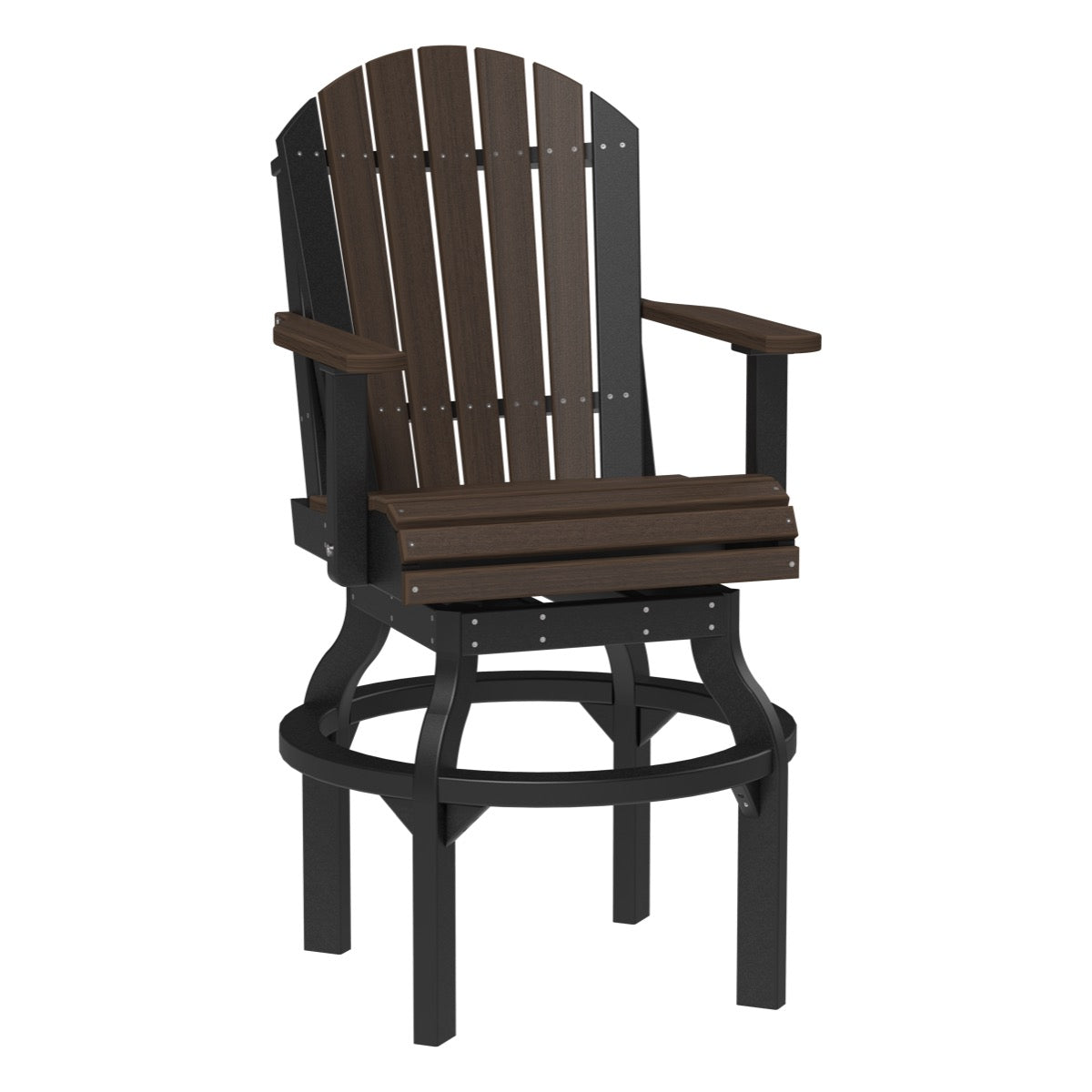 LuxCraft Adirondack Swivel Chair - Bar Height