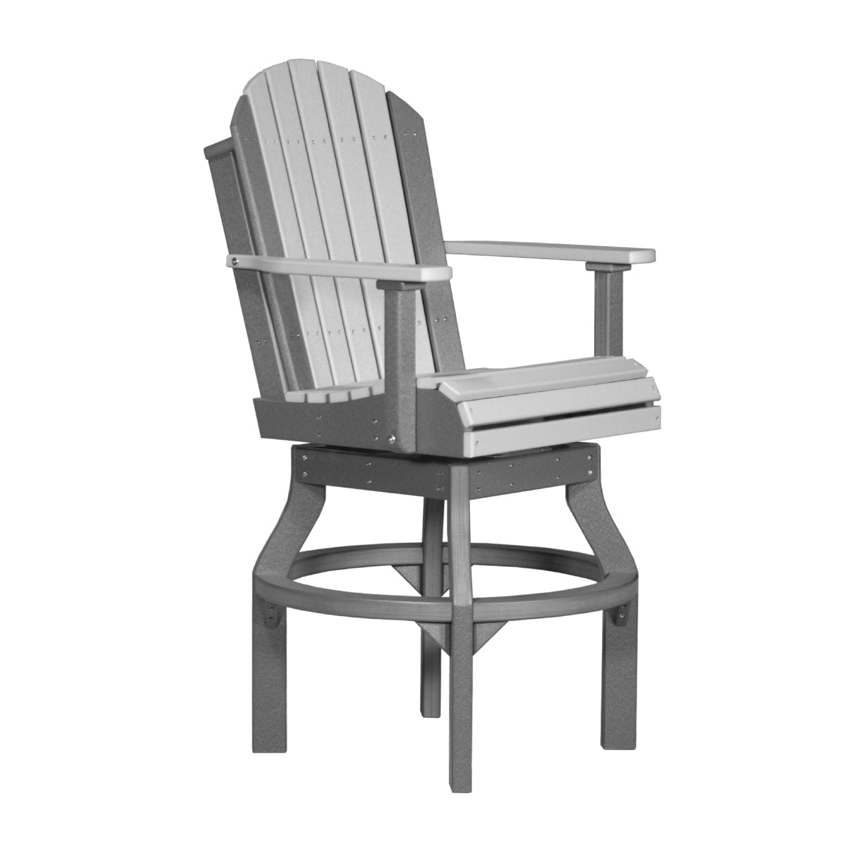 LuxCraft Adirondack Swivel Chair - Bar Height