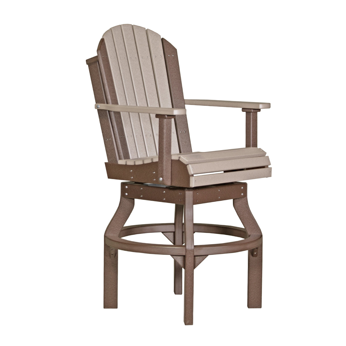 LuxCraft Adirondack Swivel Chair - Bar Height