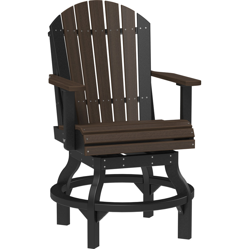 LuxCraft Adirondack Swivel Chair - Counter Height