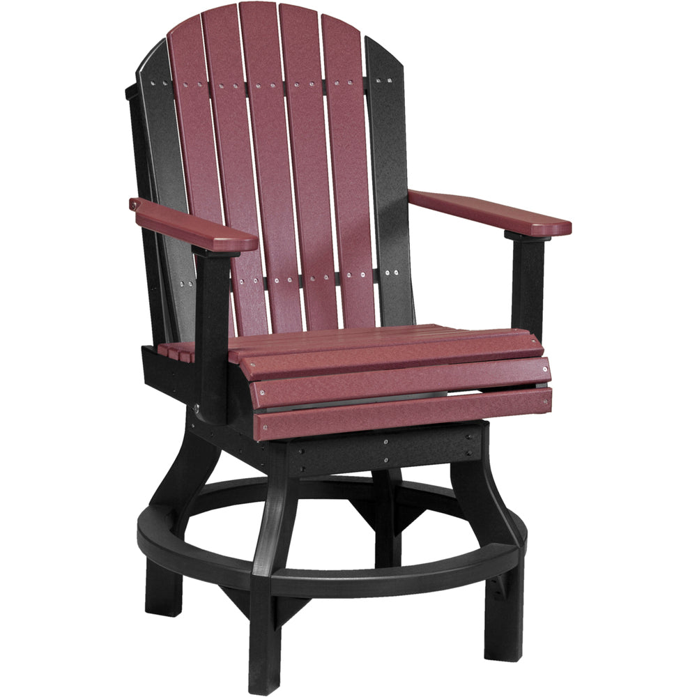 LuxCraft Adirondack Swivel Chair - Counter Height