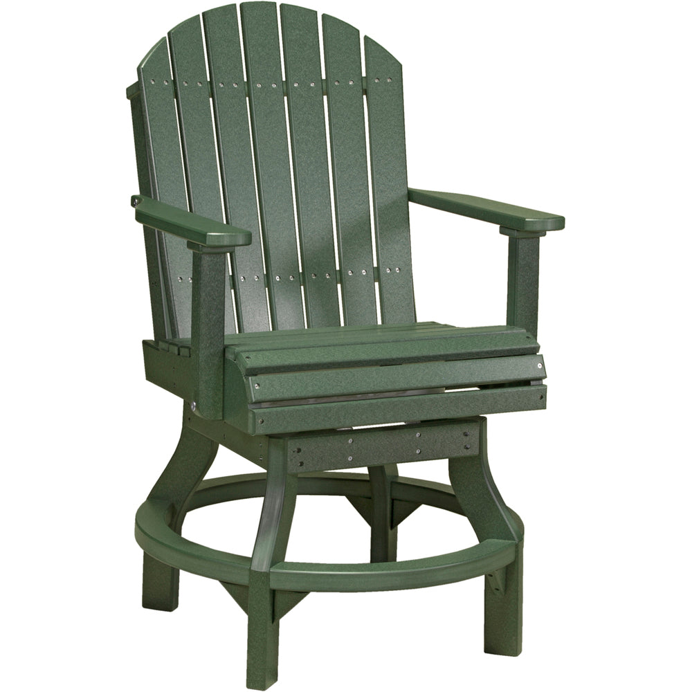 LuxCraft Adirondack Swivel Chair - Counter Height