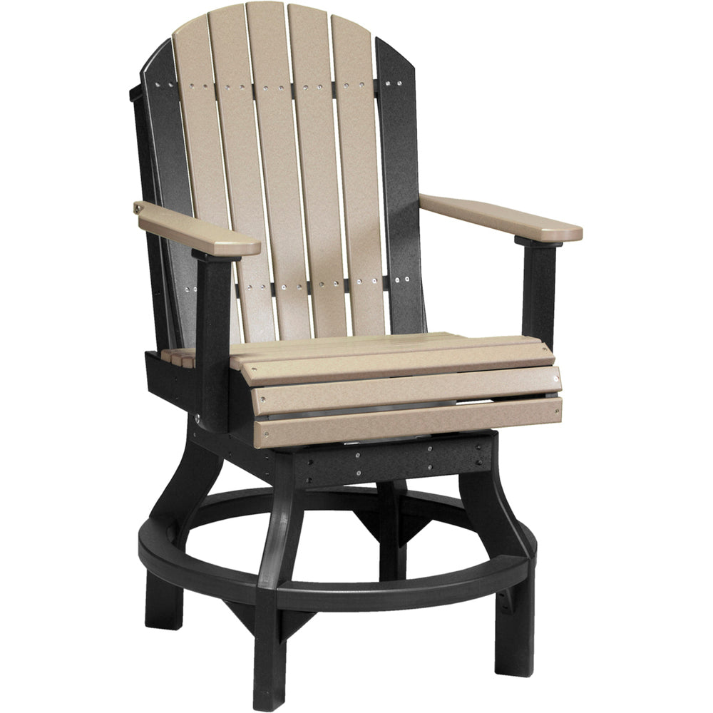 LuxCraft Adirondack Swivel Chair - Counter Height