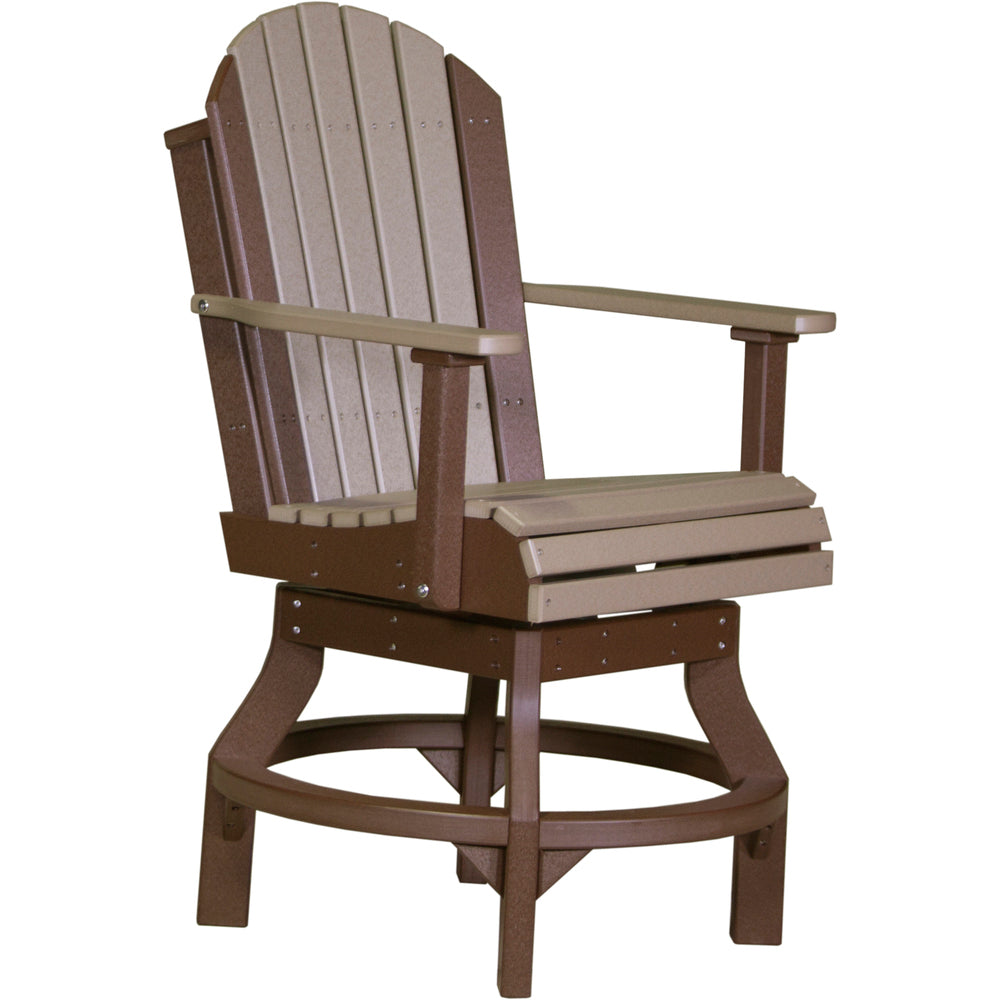 LuxCraft Adirondack Swivel Chair - Counter Height