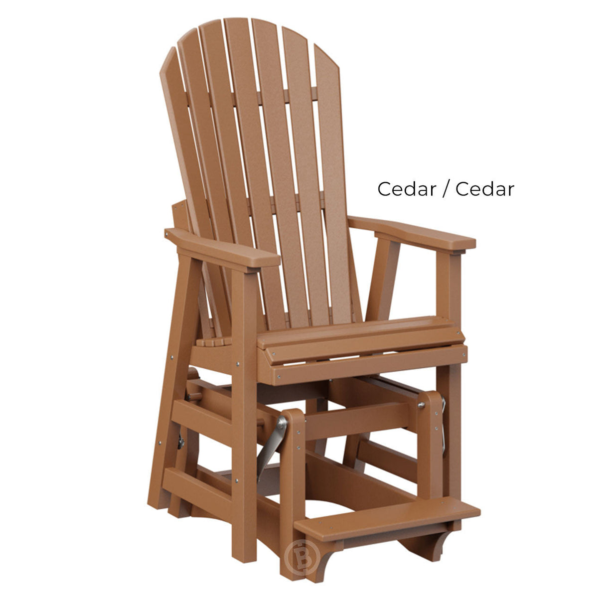 Berlin Gardens Comfo-Back Single Counter Glider