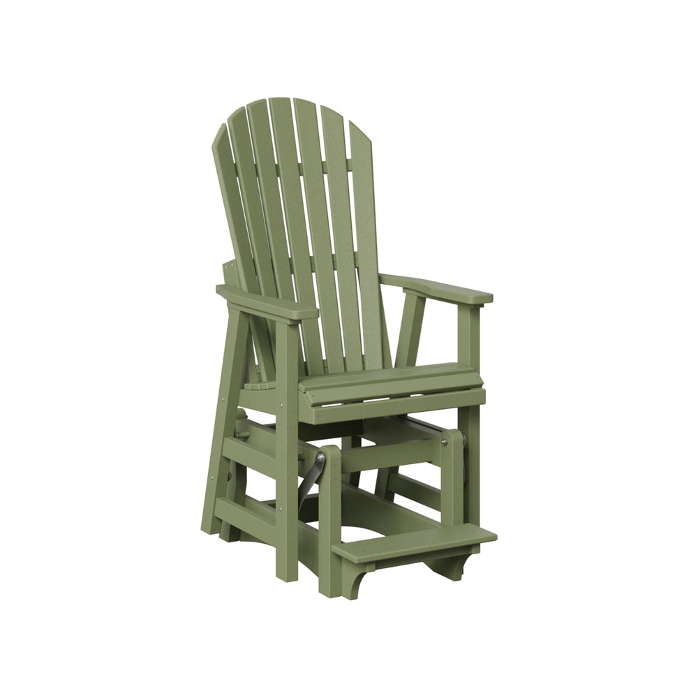 Berlin Gardens Comfo-Back Single Counter Glider with Allochrome Brackets