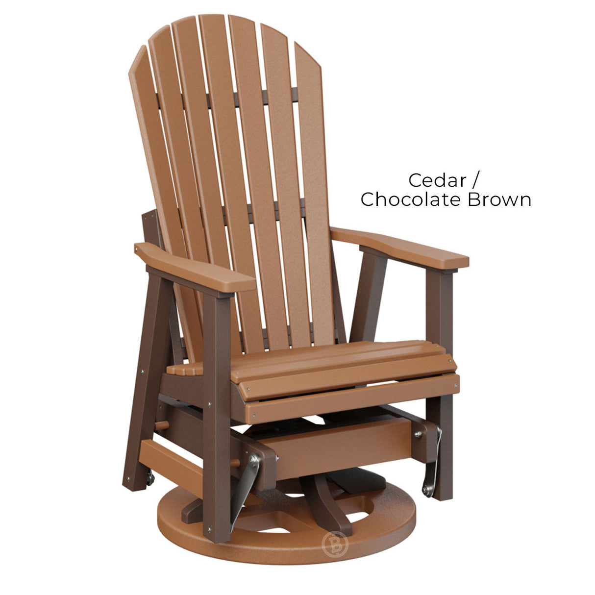 Berlin Gardens Comfo-Back Swivel Glider