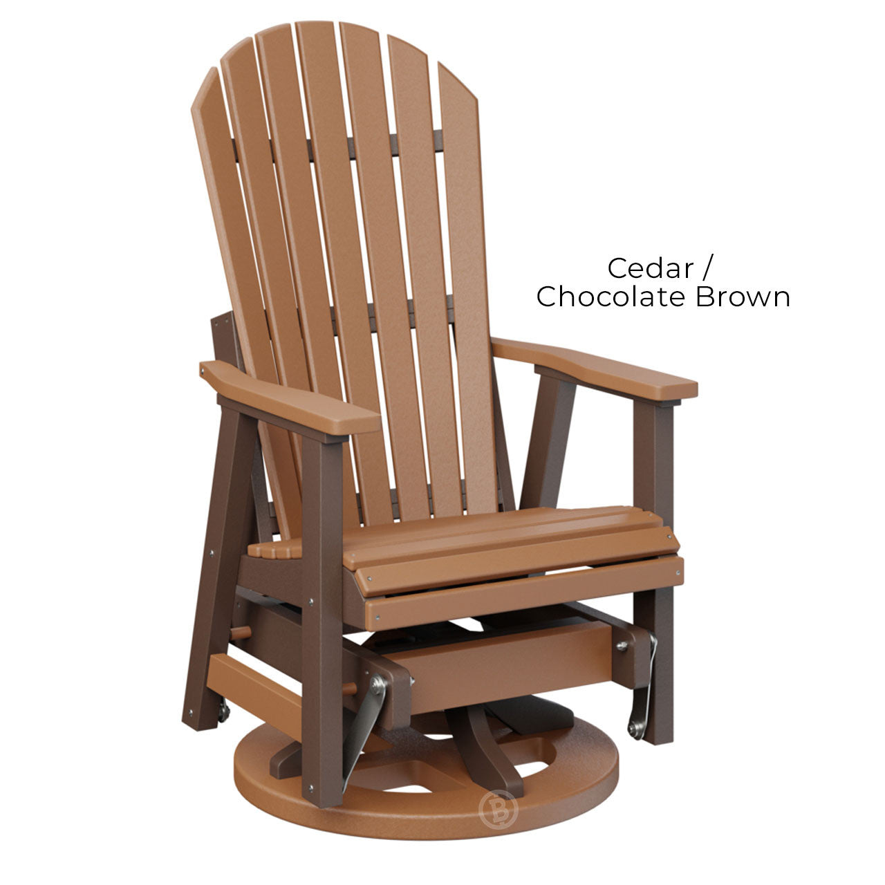 Berlin Gardens Comfo-Back Swivel Glider