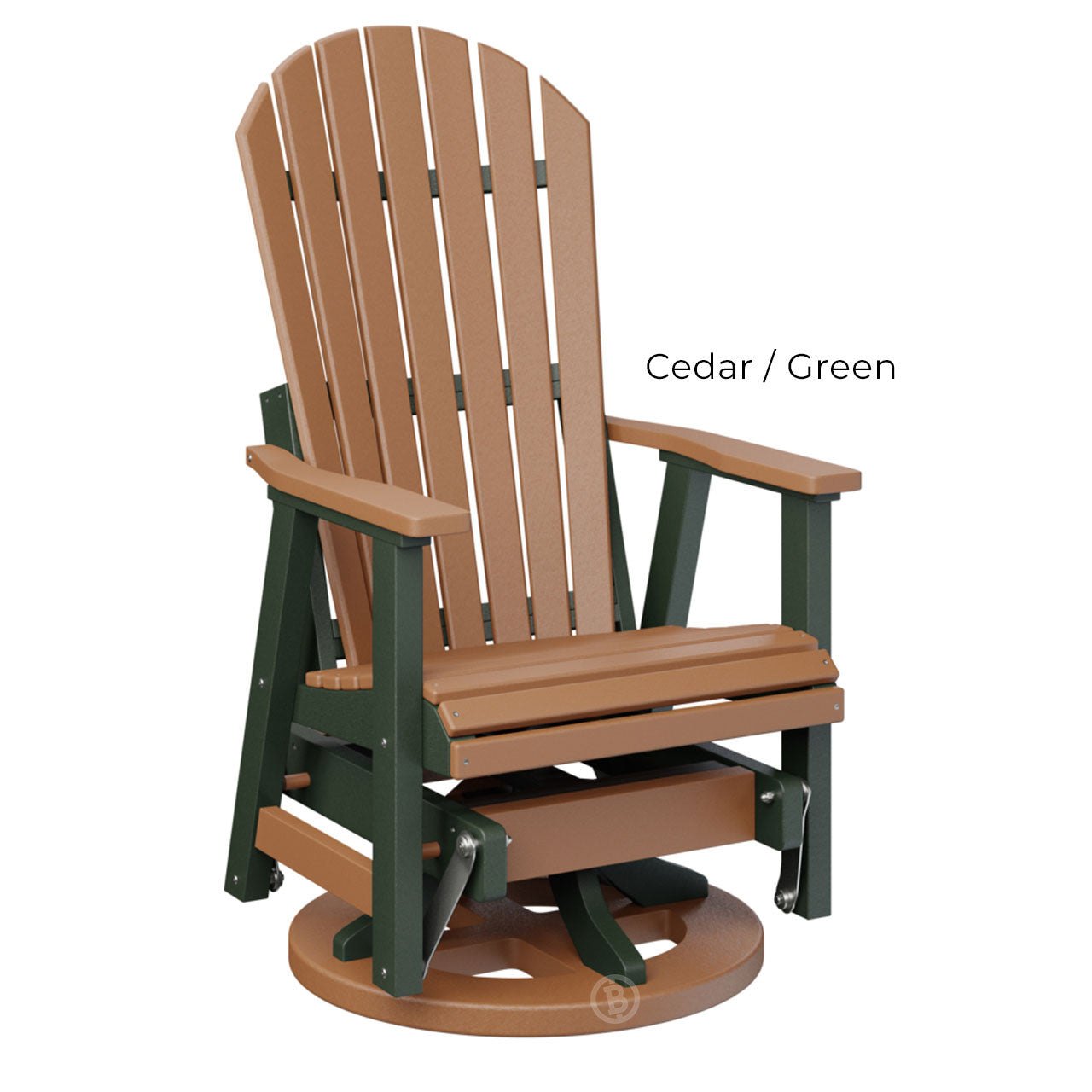 Berlin Gardens Comfo-Back Swivel Glider