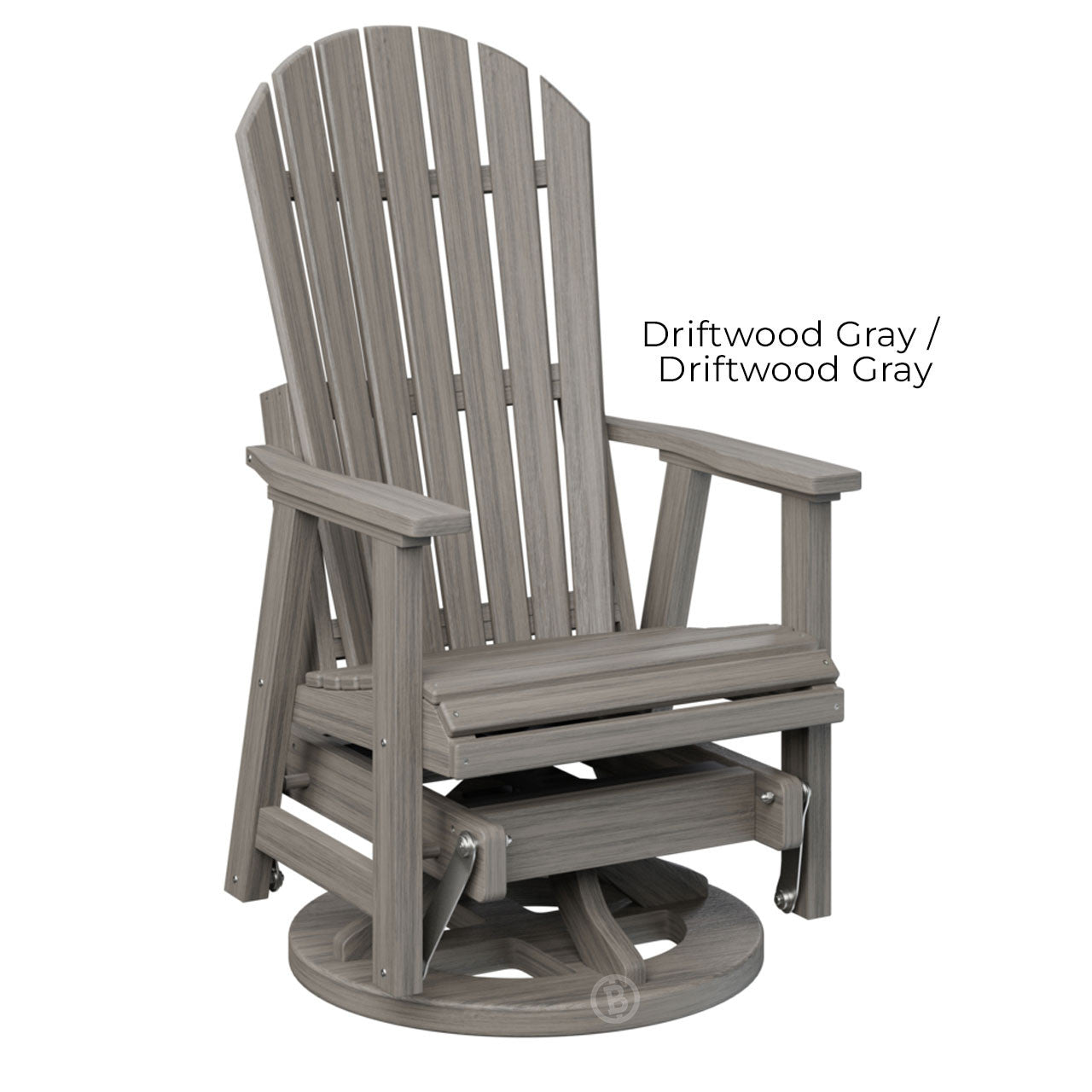 Berlin Gardens Comfo-Back Swivel Glider