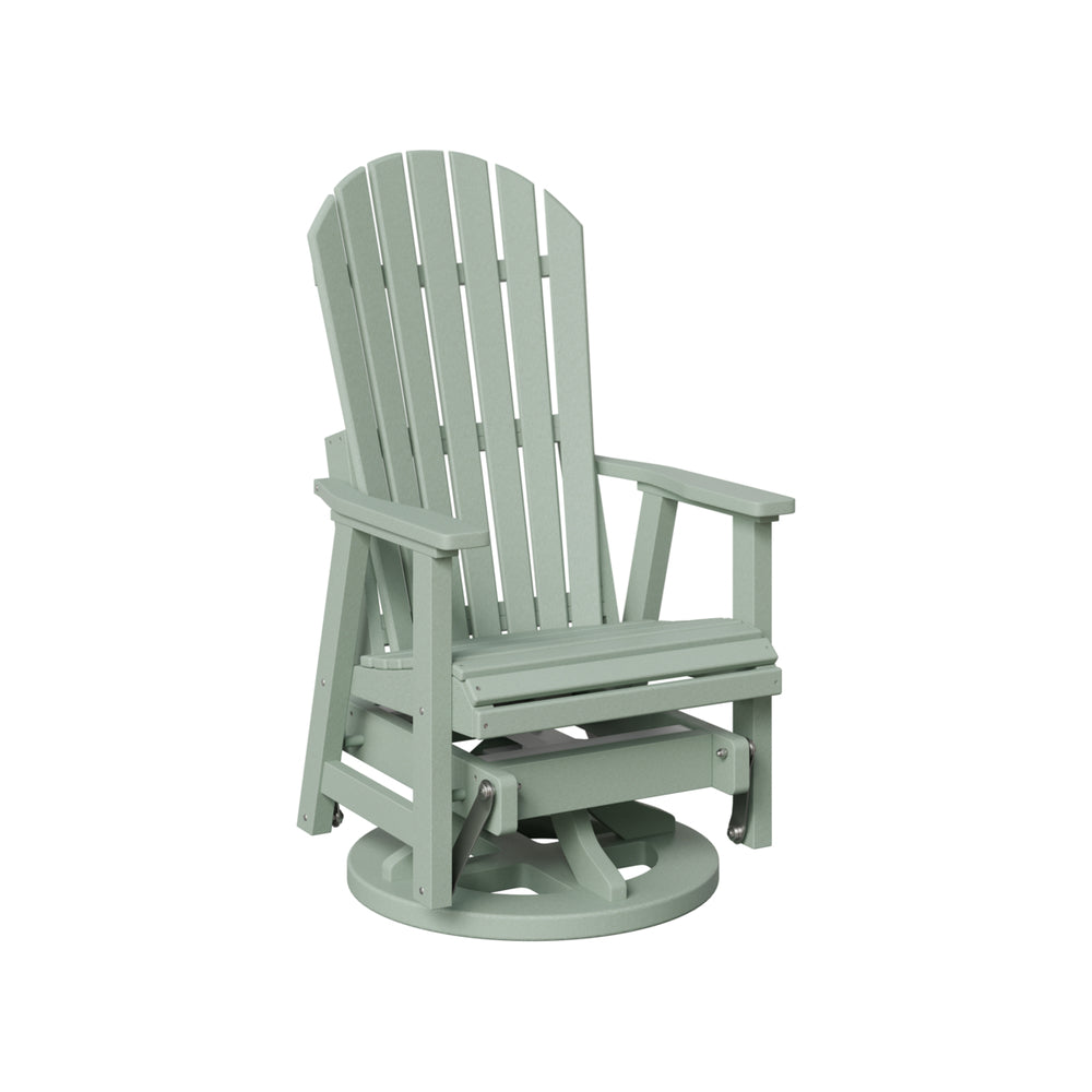 Berlin Gardens Comfo-Back Swivel Glider with Allochrome Brackets