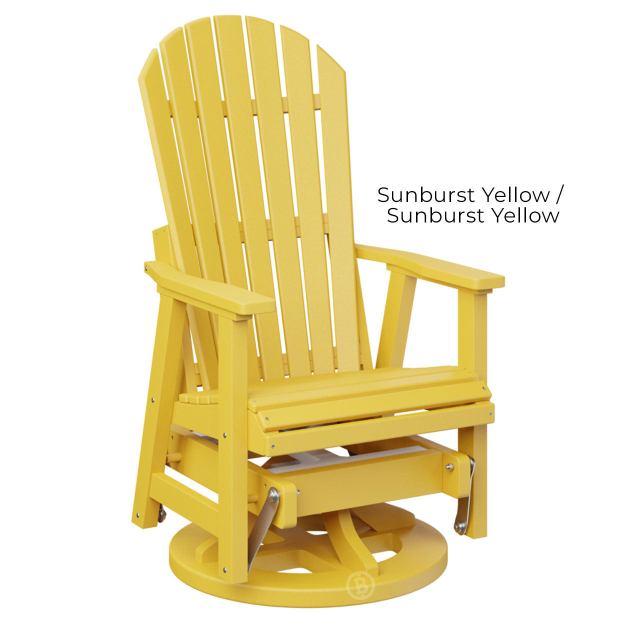 Berlin Gardens Comfo-Back Swivel Glider