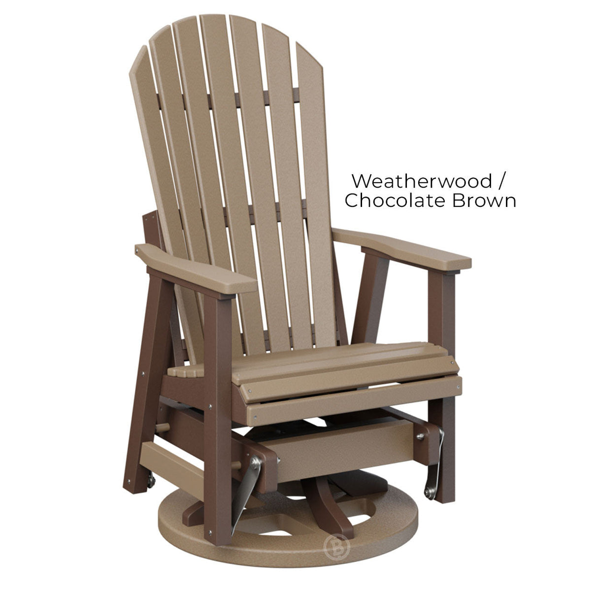 Berlin Gardens Comfo-Back Swivel Glider