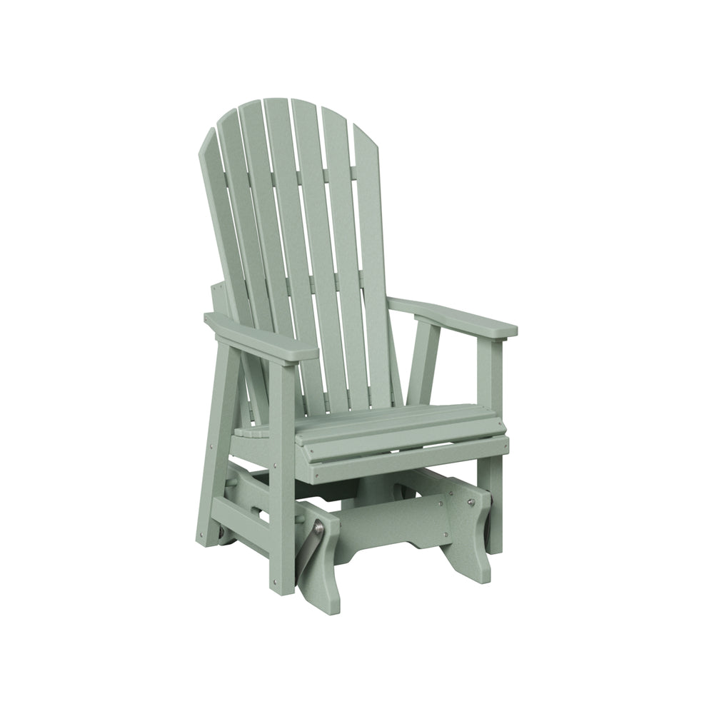 Berlin Gardens Comfo-Back Single Glider with Allochrome Brackets