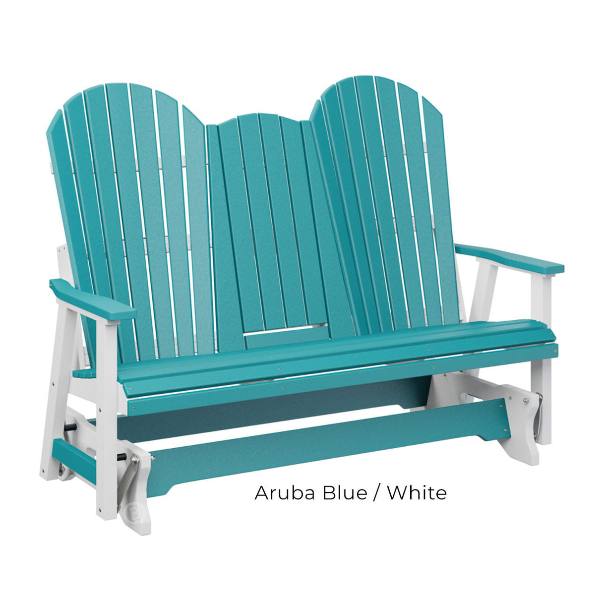 Berlin Gardens Comfo-Back Three Seat Glider w/Console