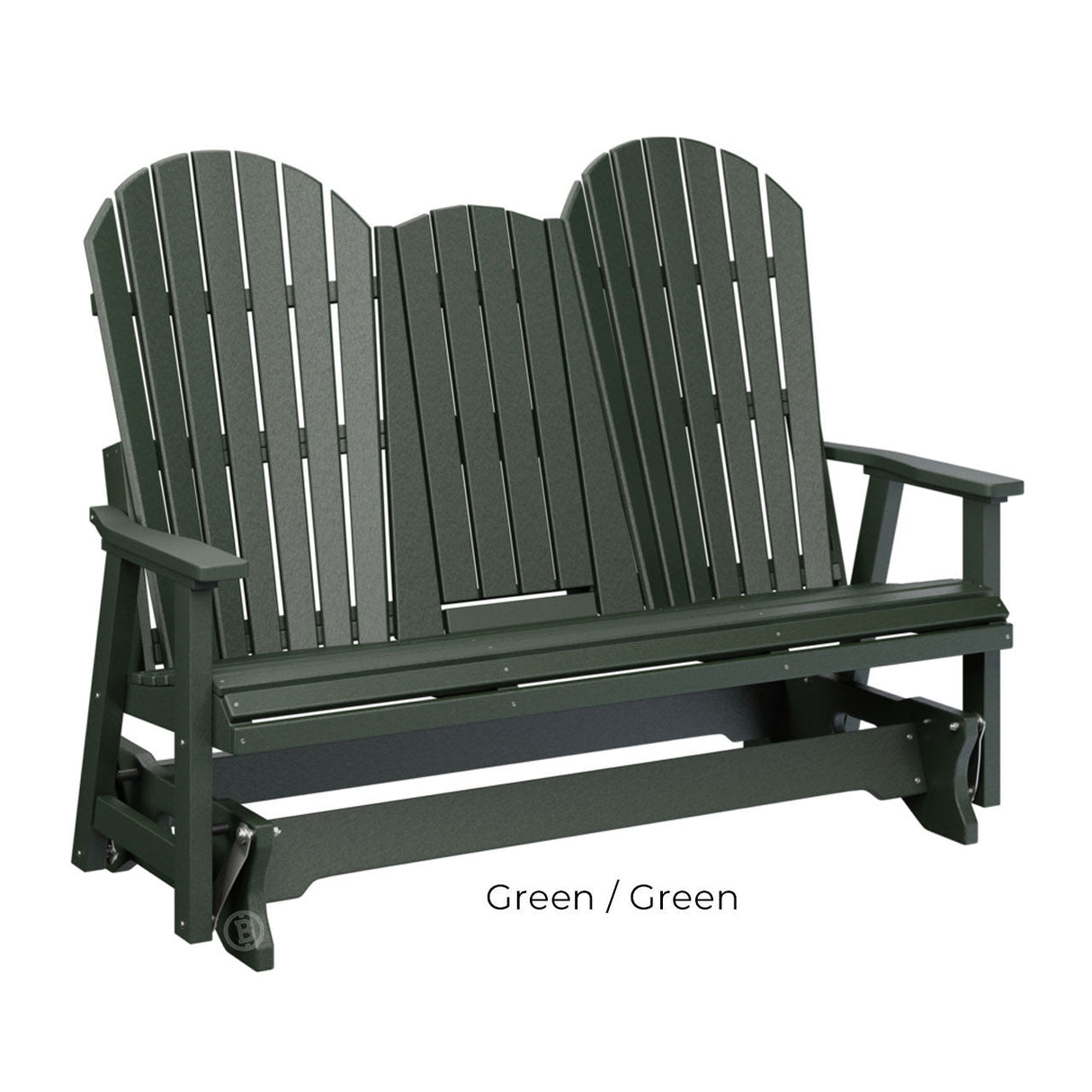 Berlin Gardens Comfo-Back Three Seat Glider w/Console