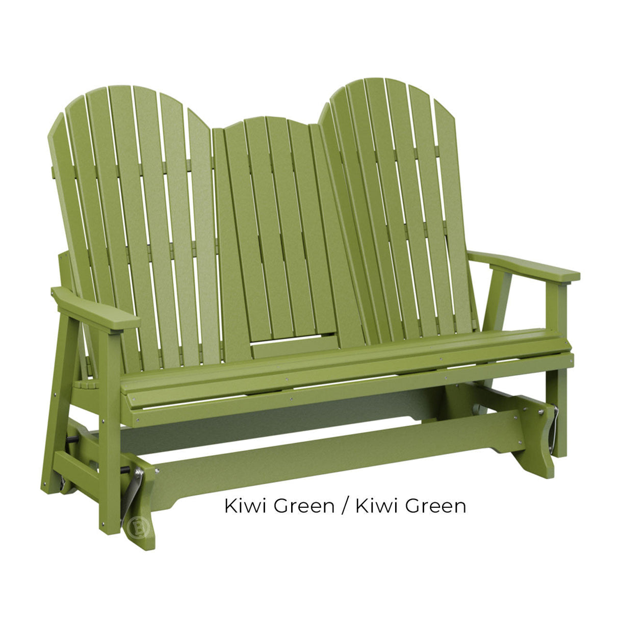 Berlin Gardens Comfo-Back Three Seat Glider w/Console