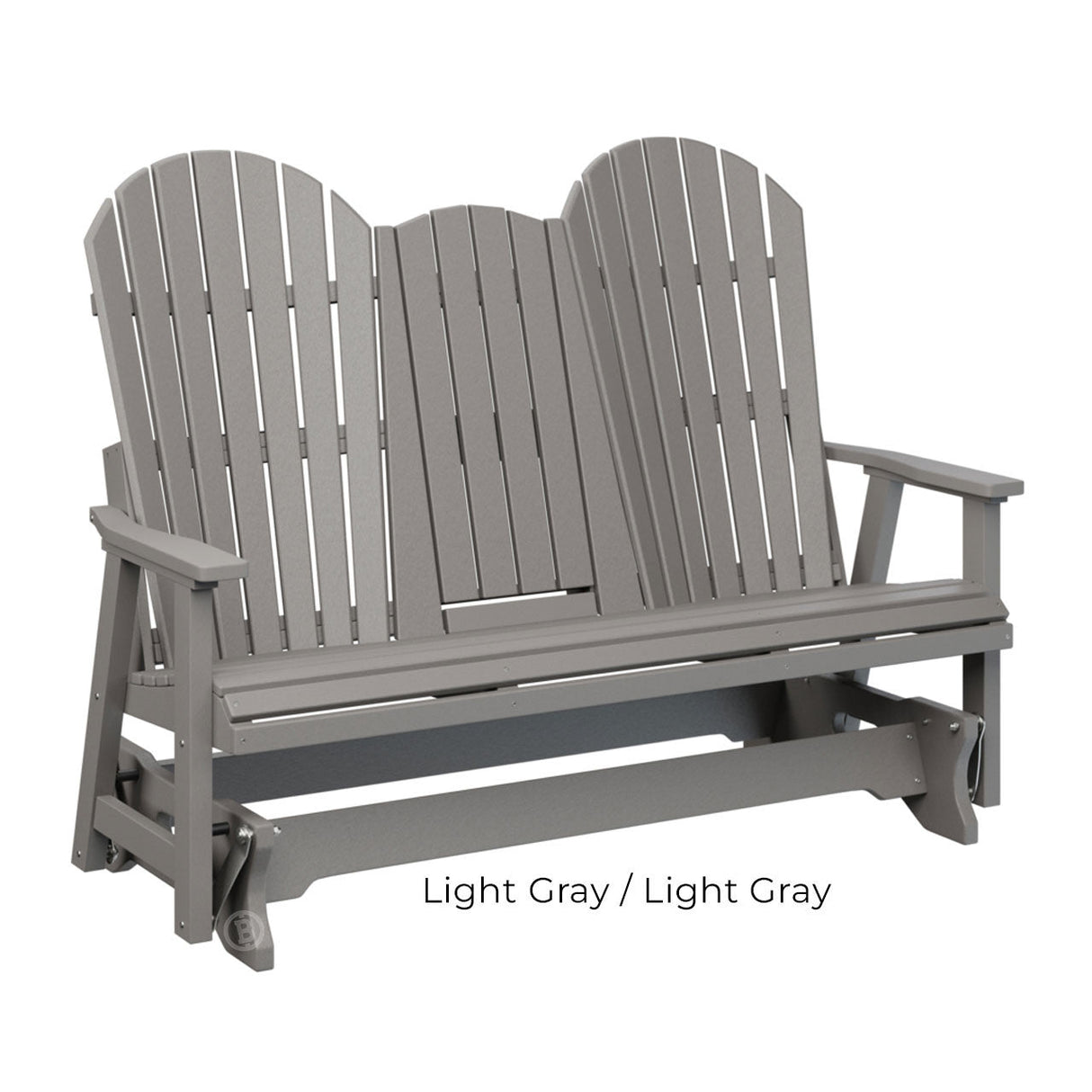 Berlin Gardens Comfo-Back Three Seat Glider w/Console