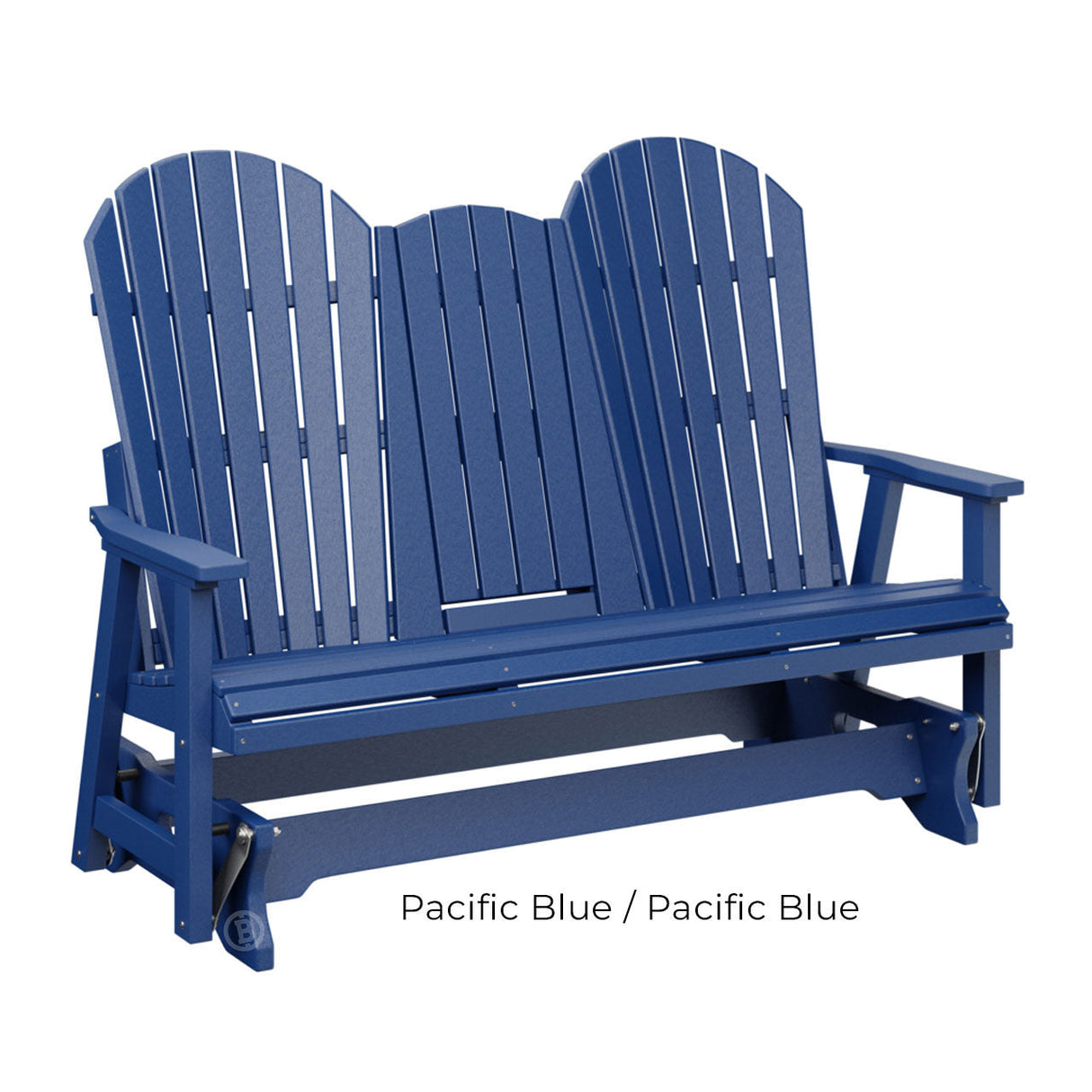 Berlin Gardens Comfo-Back Three Seat Glider w/Console