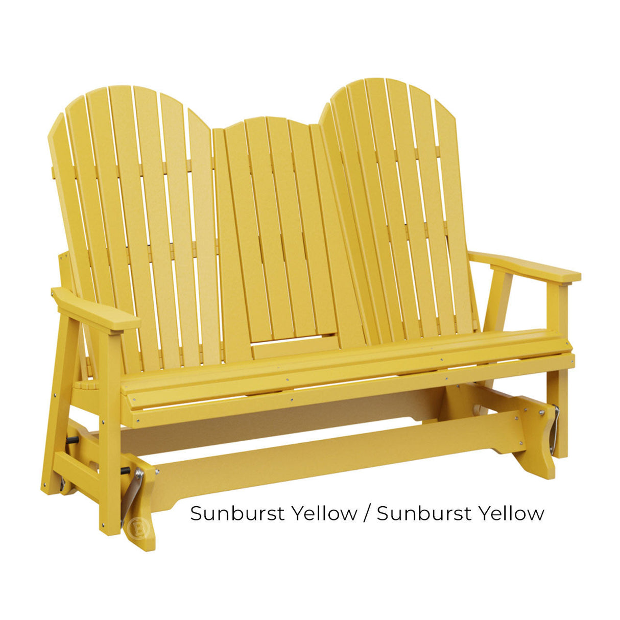 Berlin Gardens Comfo-Back Three Seat Glider w/Console