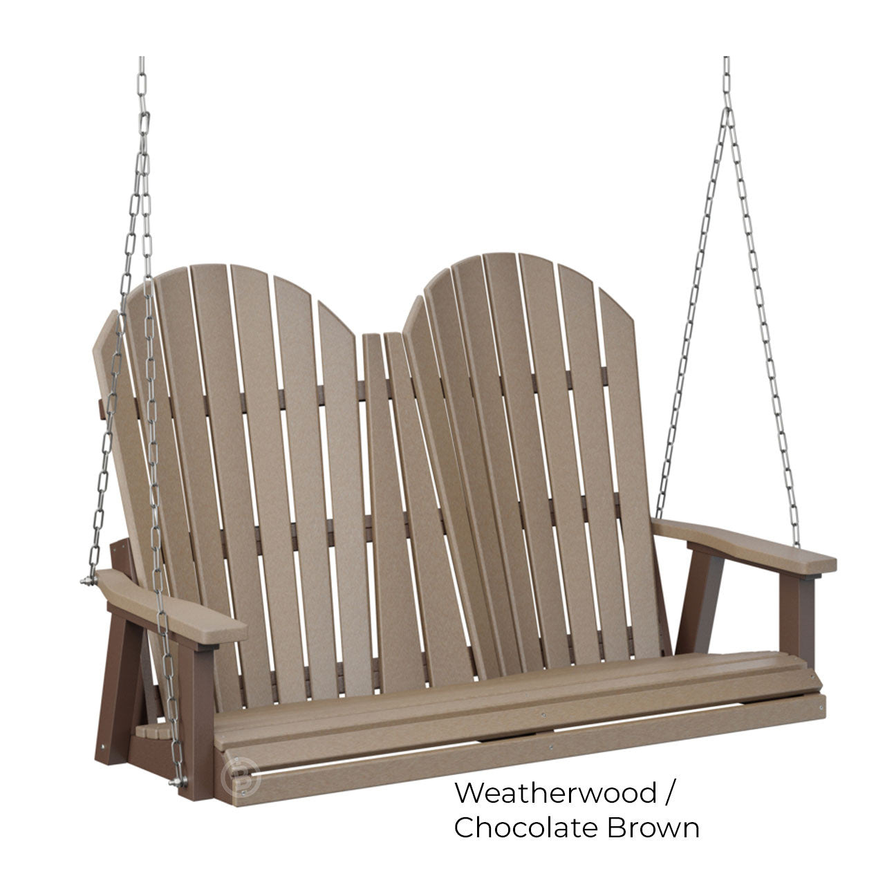 Berlin Gardens Comfo-Back Double Swing (Stainless Chains)