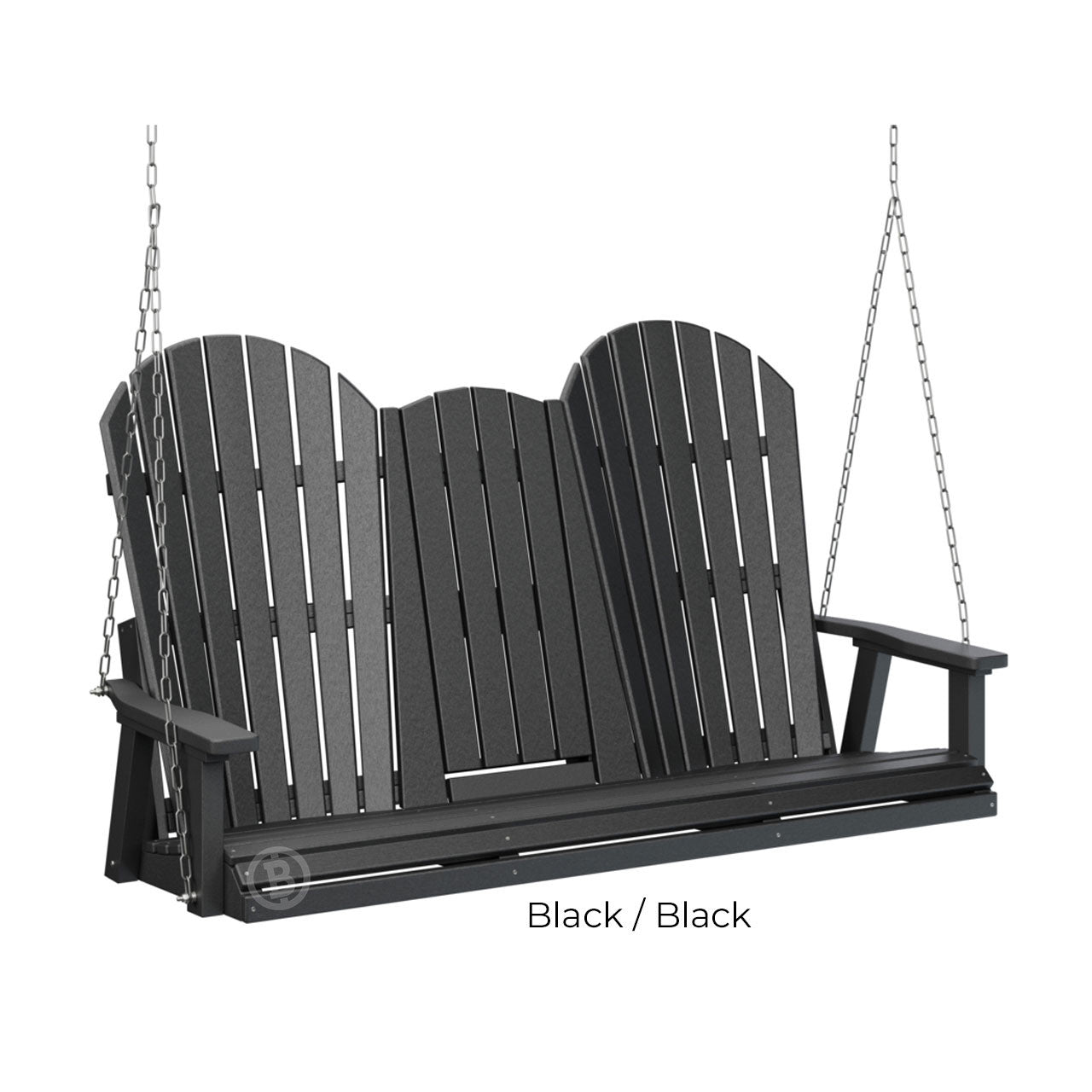 Berlin Gardens Comfo-Back Three Seat Swing w/Console (Stainless Chains)