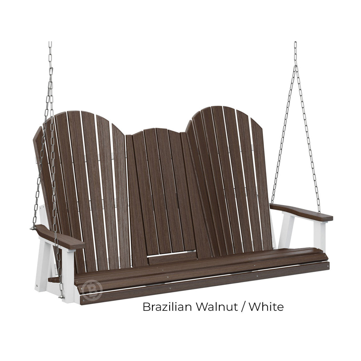 Berlin Gardens Comfo-Back Three Seat Swing w/Console (Stainless Chains)