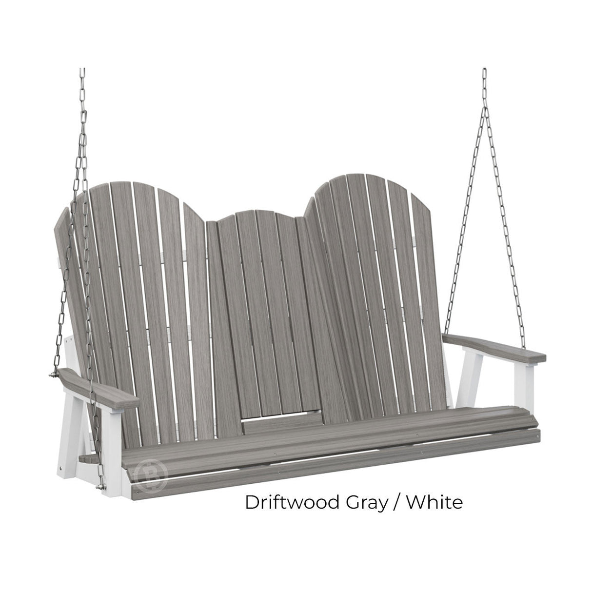 Berlin Gardens Comfo-Back Three Seat Swing w/Console (Stainless Chains)