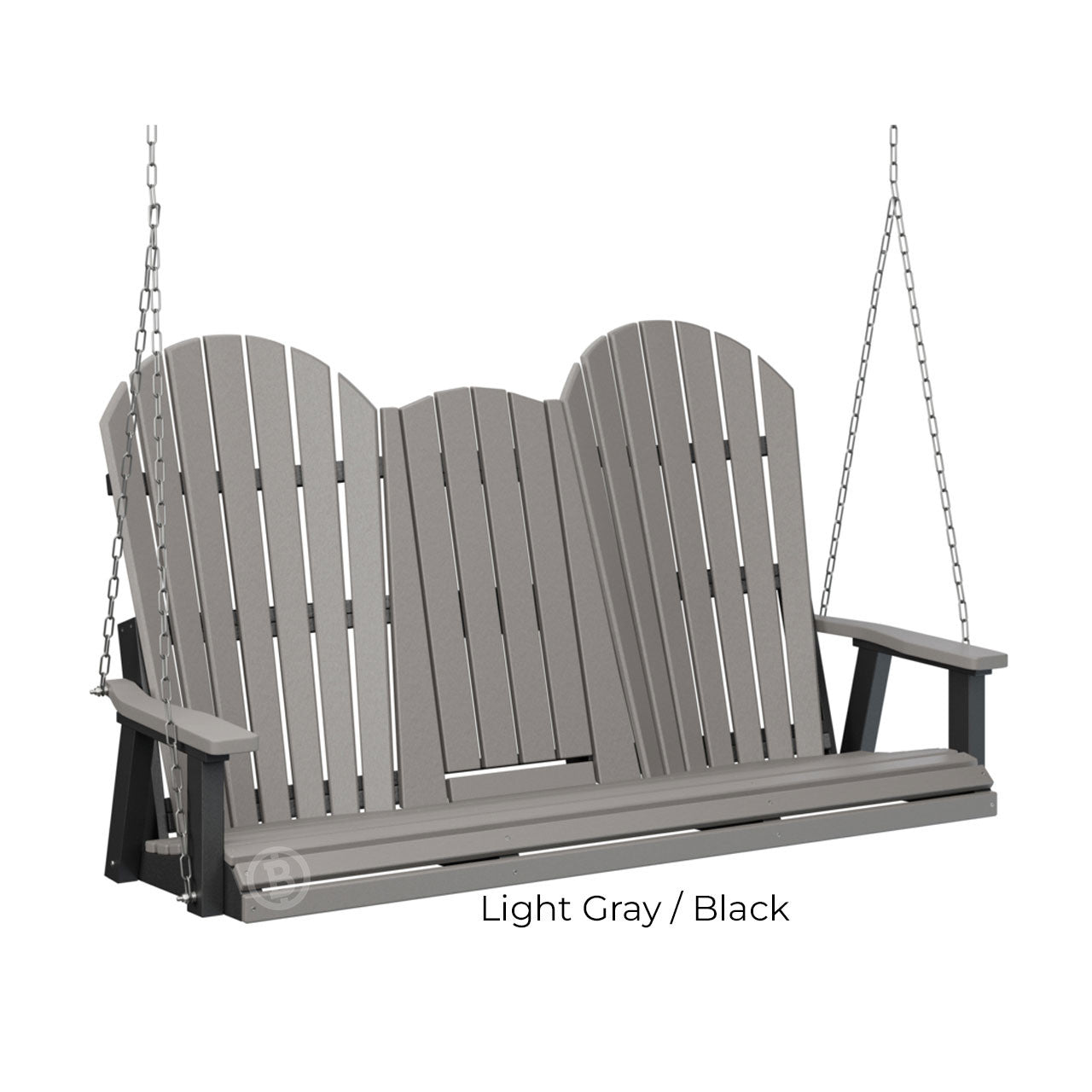 Berlin Gardens Comfo-Back Three Seat Swing w/Console (Stainless Chains)