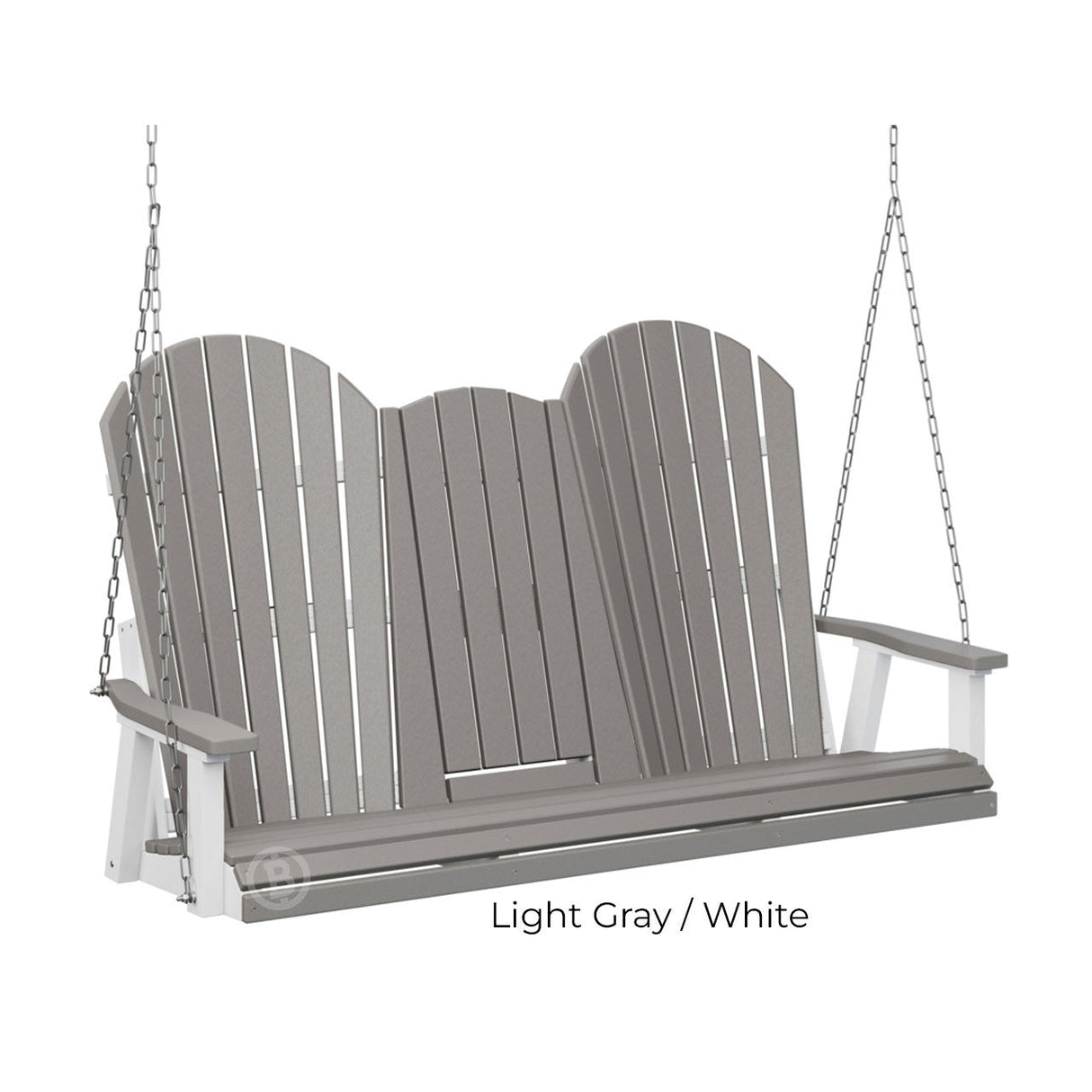 Berlin Gardens Comfo-Back Three Seat Swing w/Console (Stainless Chains)